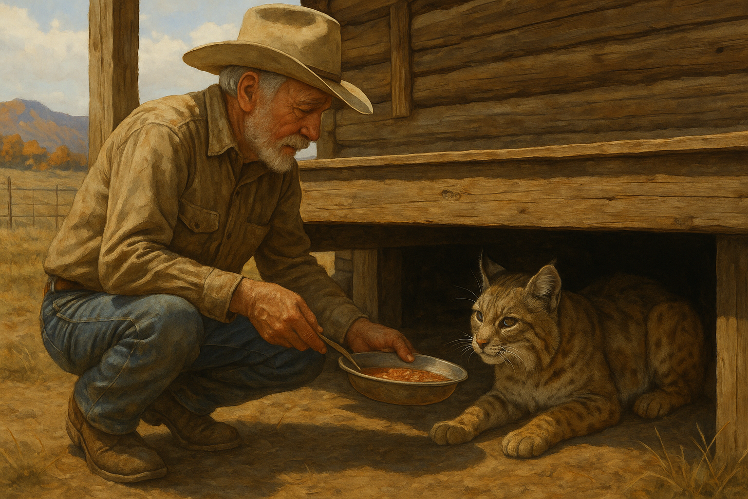Rancher with Bobcat